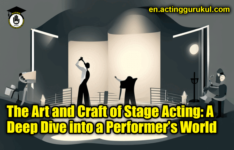 The Art and Craft of Stage Acting: A Deep Dive into a Performer's World